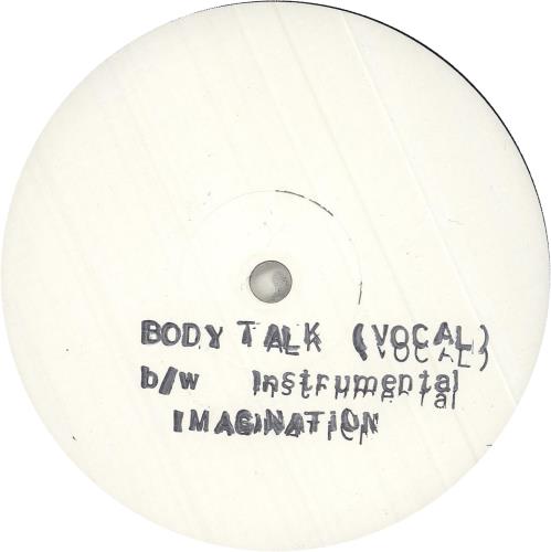Imagination Body Talk - White Label 12" vinyl single (12 inch record / Maxi-single) UK IMA12BO744252