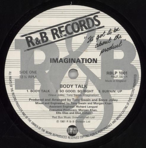 Imagination Body Talk vinyl LP album (LP record) UK IMALPBO285444