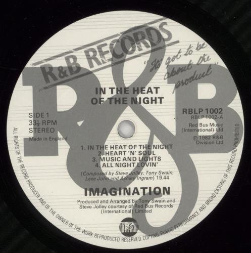 Imagination In The Heat Of The Night - Shrink vinyl LP album (LP record) UK IMALPIN864358