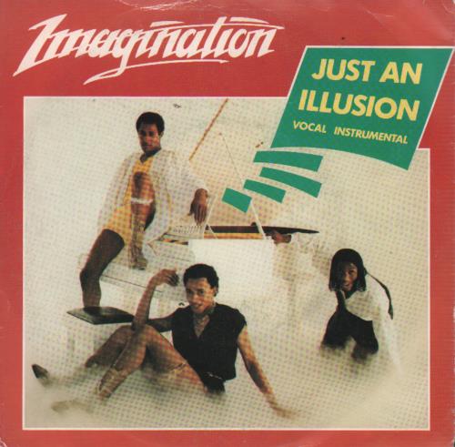 Imagination Just An Illusion - Red Bus 7" vinyl single (7 inch record / 45) UK IMA07JU651316