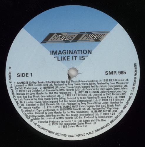 Imagination Like It Is vinyl LP album (LP record) UK IMALPLI556790