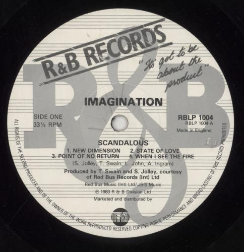 Imagination Scandalous vinyl LP album (LP record) UK IMALPSC238160