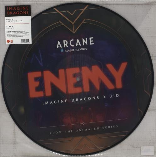 Imagine Dragons Enemy 12" vinyl picture disc (12 inch picture record) US IMF2PEN884399