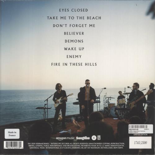 Imagine Dragons LOOM: Amazon Music Songline - Blue Vinyl + Numbered Sleeve - Sealed vinyl LP album (LP record) UK IMFLPLO862783