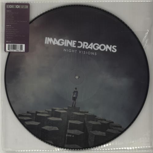 Imagine Dragons Night Visions - RSD picture disc LP (vinyl picture disc album) US IMFPDNI681727