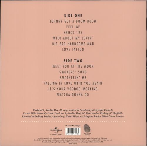 Imelda May Love Tattoo - 180 Gram Vinyl vinyl LP album (LP record) UK IM-LPLO866364