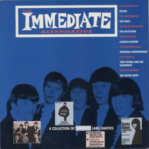 Immediate Label The Immediate Alternative vinyl LP album (LP record) UK MMTLPTH875743