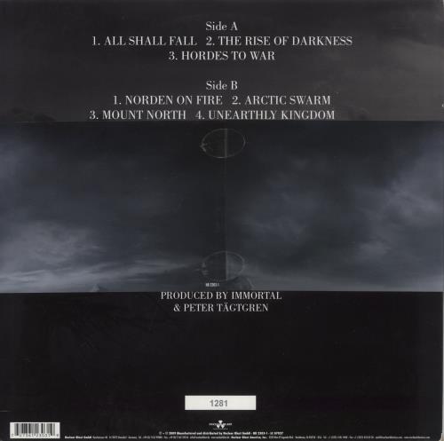 Immortal All Shall Fall vinyl LP album (LP record) German IW2LPAL891089