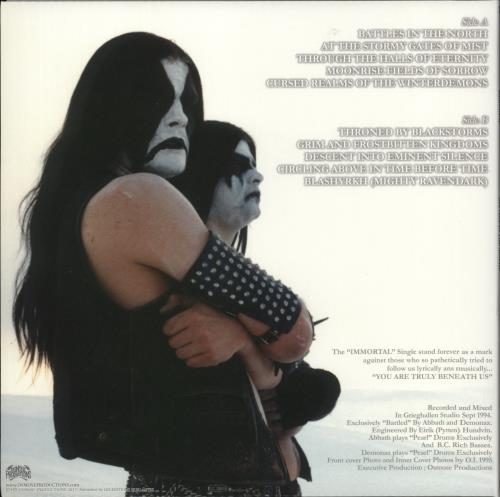 Immortal Battles In The North - 180g White Vinyl vinyl LP album (LP record) French IW2LPBA868103