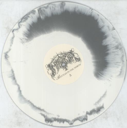 Immortal Battles In The North - White/Black Marble vinyl LP album (LP record) French IW2LPBA815151