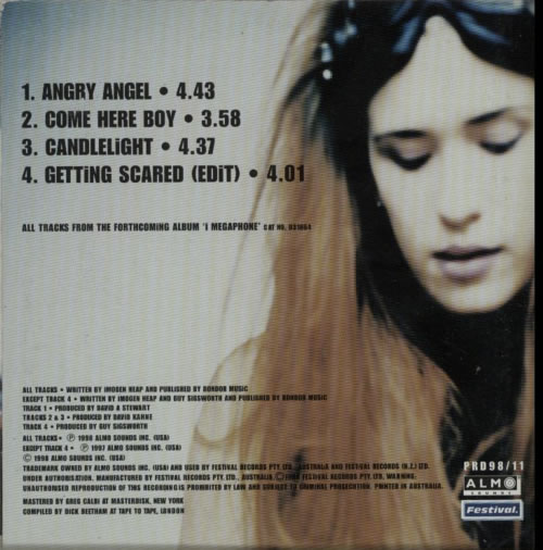 Imogen Heap I Megaphone - 4 Track Album Sampler CD single (CD5 / 5") Australian IHPC5IM596809