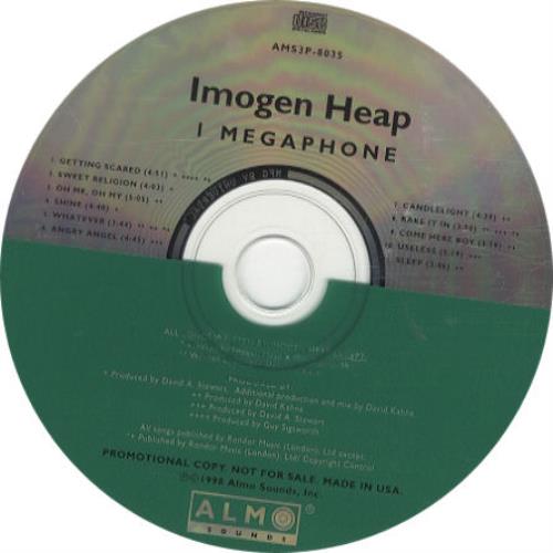 Imogen Heap I Megaphone US Promo CD album (CDLP) (231084)