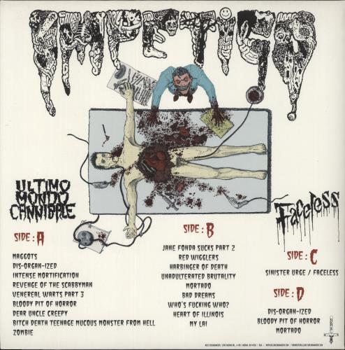 Impetigo Ultimo Mondo Cannibale / Faceless 2-LP vinyl record set (Double LP Album) US -SW2LUL891146