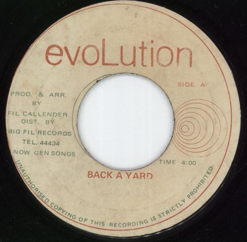In Crowd Back A Yard - G 7" vinyl single (7 inch record / 45) Jamaican CWQ07BA877890