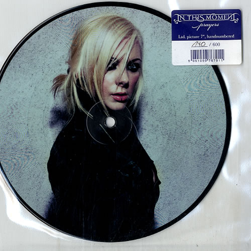 In This Moment Prayers 7" vinyl picture disc (7 inch picture disc single) UK W1Q7PPR625872