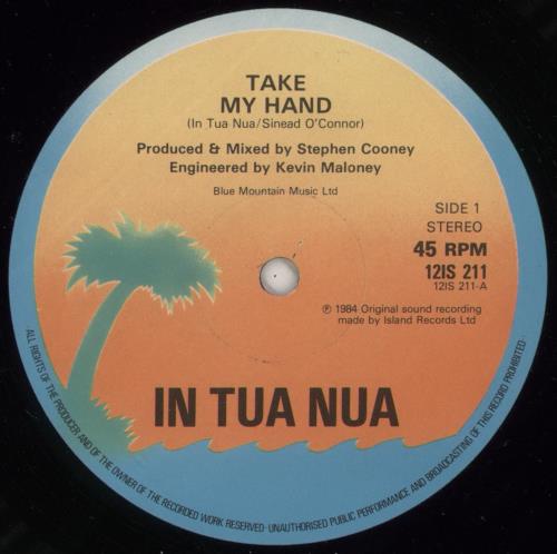 In Tua Nua Take My Hand 12" vinyl single (12 inch record / Maxi-single) UK ITN12TA107827