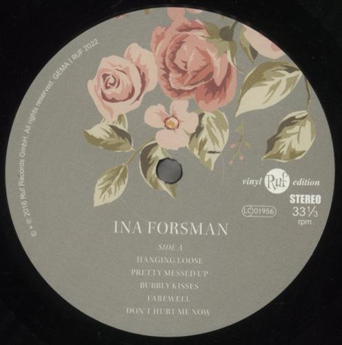 Ina Forsman Ina Forsman - 180gm vinyl LP album (LP record) German 8TNLPIN856992