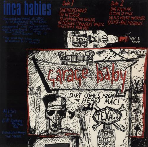 Inca Babies Rumble vinyl LP album (LP record) UK IOCLPRU864174