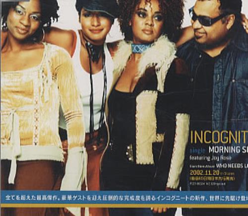 Incognito Morning Sun CD single (CD5 / 5") Japanese ICGC5MO317911