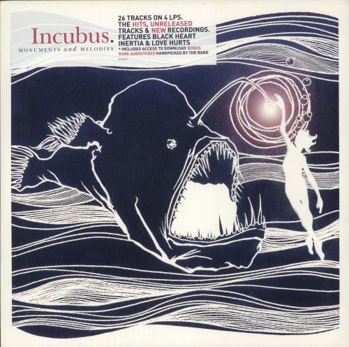 Incubus Monuments And Melodies - 180 Gram 4-LP vinyl album record set UK IUU4LMO877106