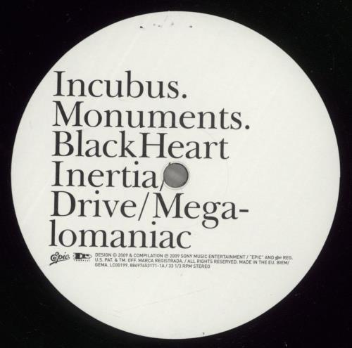 Incubus Monuments And Melodies - 180 Gram 4-LP vinyl album record set UK IUU4LMO877106