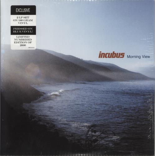 Incubus Morning View - 180 Gram Blue Vinyl - Numbered - Sealed 2-LP vinyl record set (Double LP Album) US IUU2LMO869819