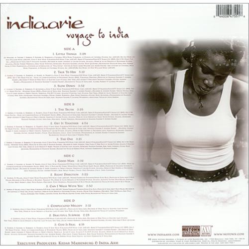 India.Arie Voyage To India 2-LP vinyl record set (Double LP Album) US I.A2LVO417508