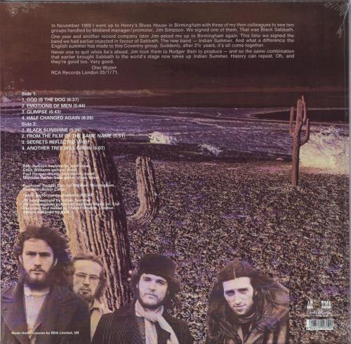 Indian Summer Indian Summer - 180gm vinyl LP album (LP record) Italian IBNLPIN823631