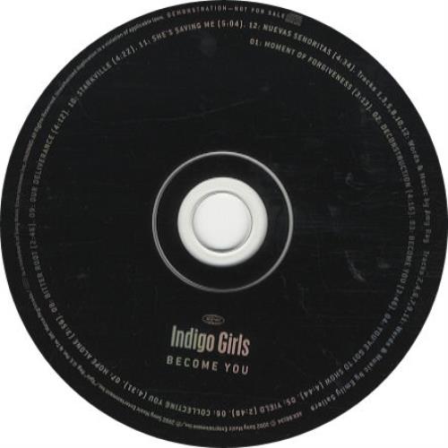 Indigo Girls Become You CD album (CDLP) US IDGCDBE213409