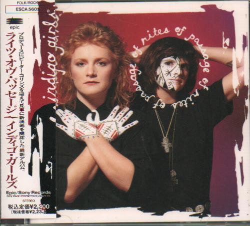 Indigo Girls Rites Of Passage CD album (CDLP) Japanese IDGCDRI197193