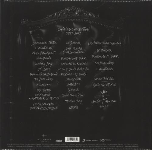 Indochine Singles Collection 1981 - 2001 4-LP vinyl album record set French ICH4LSI873928