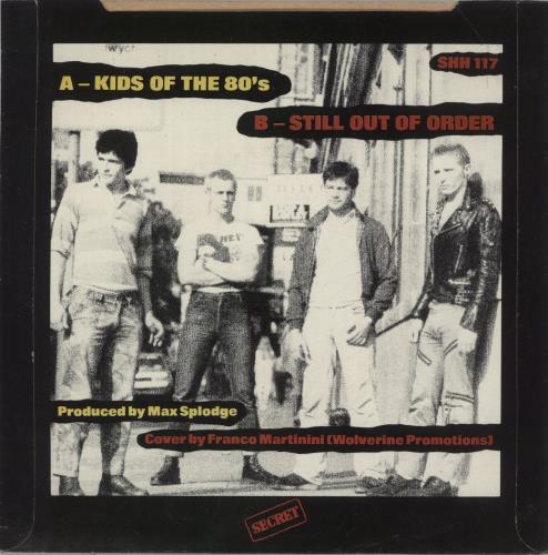 Infa Riot Kids Of The 80's 7" vinyl single (7 inch record / 45) UK 4TG07KI793460