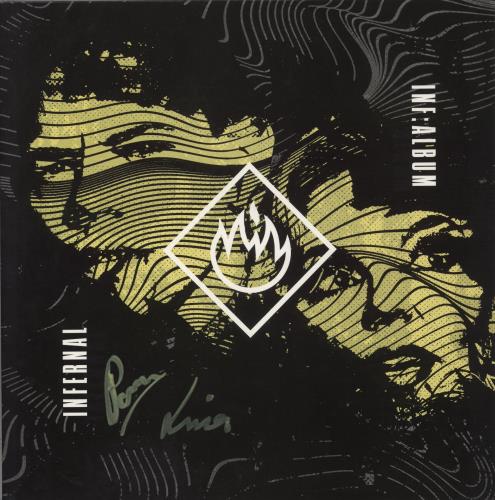 Infernal Inf:Album - Yellow Vinyl - Autographed vinyl LP album (LP record) Danish IF1LPIN886864