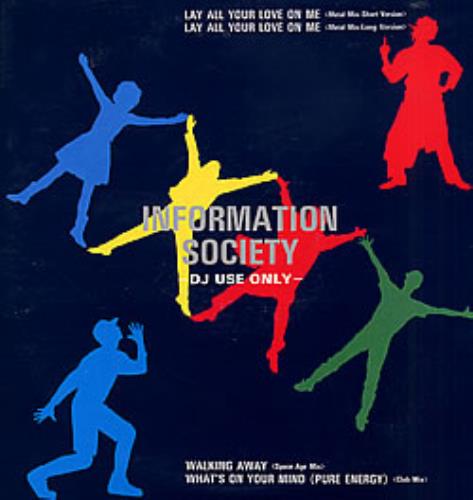 Information Society Lay All Your Love On Me 12" vinyl single (12 inch record / Maxi-single) Japanese INF12LA279519
