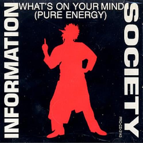 Information Society What's On Your Mind CD single (CD5 / 5") US INFC5WH121324