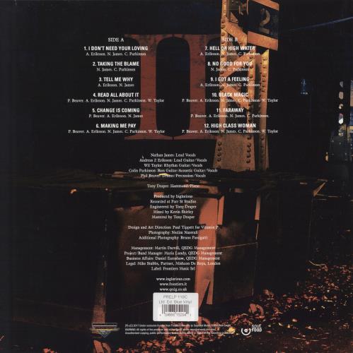 Inglorious II - Blue Vinyl vinyl LP album (LP record) German 5NWLPII798078