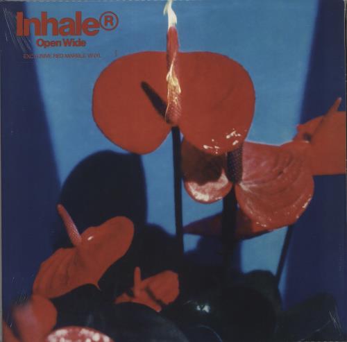 Inhaler Open Wide - Red Marbled Vinyl + Alternate Artwork + Autographed Card - Sealed vinyl LP album (LP record) UK 11TLPOP871593