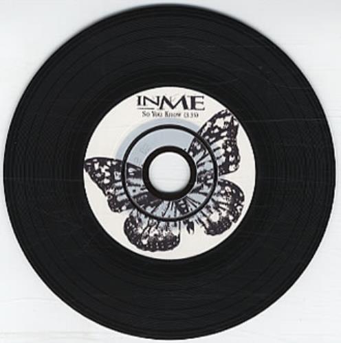 InMe So You Know CD single (CD5 / 5") UK I-MC5SO339834