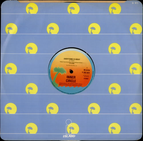 Inner Circle Everything Is Great 12" vinyl single (12 inch record / Maxi-single) UK IC212EV520788