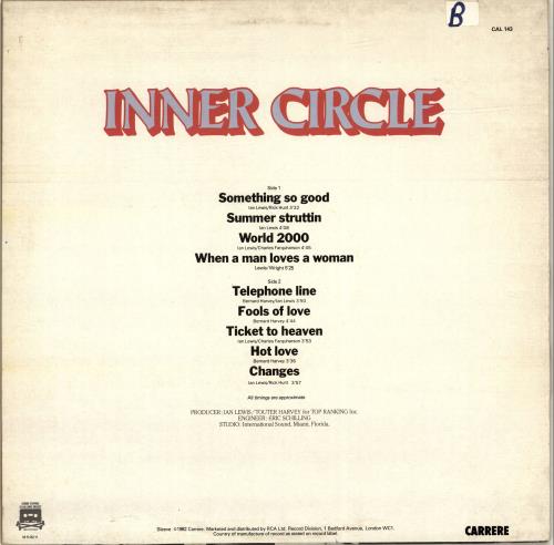 Inner Circle Something So Good vinyl LP album (LP record) UK IC2LPSO688911