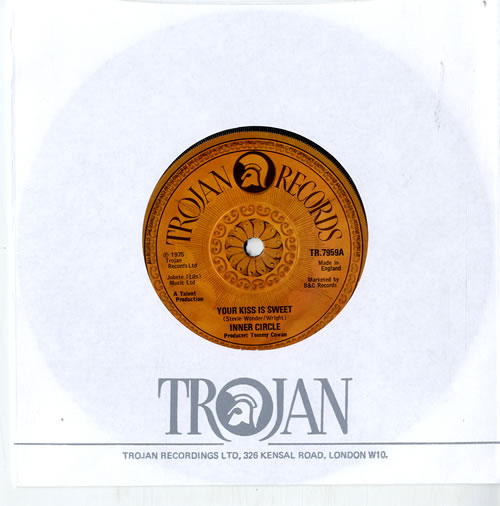 Inner Circle Your Kiss Is Sweet 7" vinyl single (7 inch record / 45) UK IC207YO600229