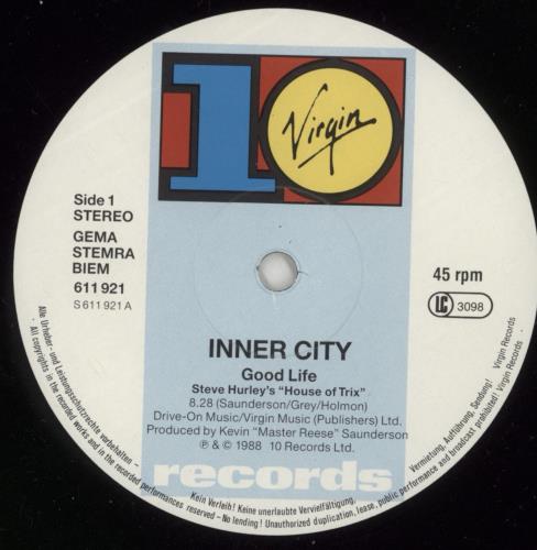 Inner City Good Life (Magic Juan's Mix) 12" vinyl single (12 inch record / Maxi-single) German INC12GO870136