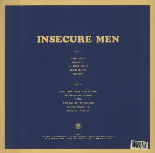 Insecure Men Insecure Men - Clear Vinyl + 7" vinyl LP album (LP record) UK 765LPIN863793