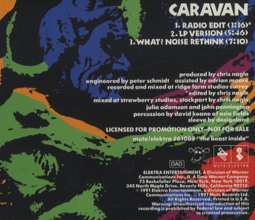 Inspiral Carpets Caravan CD single (CD5 / 5") US INSC5CA270050