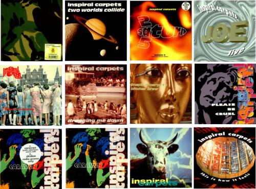 Inspiral Carpets Collection of 14 x 7" Vinyl Singles 7" vinyl single (7 inch record / 45) UK INS07CO425529