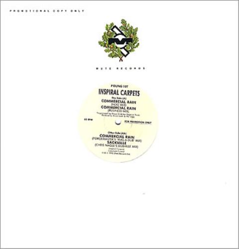 Inspiral Carpets Commercial Rain 12" vinyl single (12 inch record / Maxi-single) UK INS12CO284090