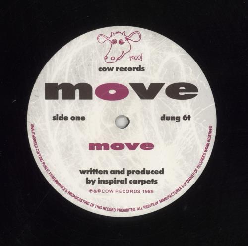 Inspiral Carpets Move 12" vinyl single (12 inch record / Maxi-single) UK INS12MO174409