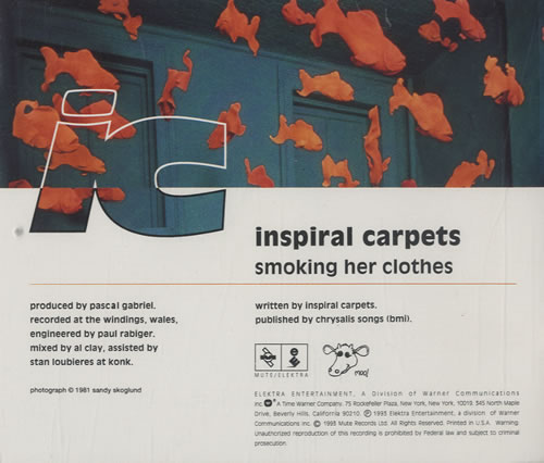 Inspiral Carpets Smoking Her Clothes CD single (CD5 / 5") US INSC5SM52012