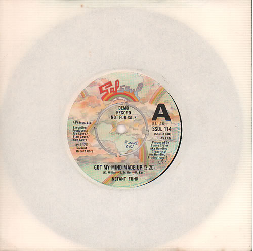 Instant Funk Got My Mind Made Up 7" vinyl single (7 inch record / 45) UK IO107GO636841