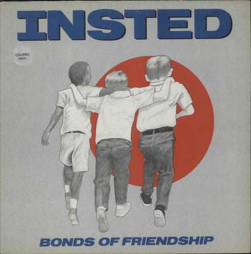 Insted Bonds Of Friendship - Red Vinyl vinyl LP album (LP record) US 7P8LPBO868363